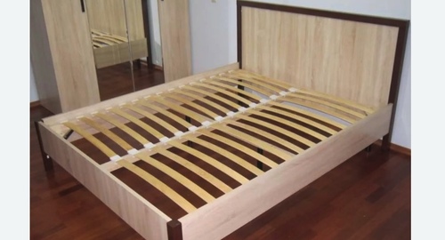 Сборка двухспальной кровати. Канск